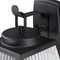 Westinghouse Fixture Wall Outdoor 60W Niko, Textured Black Clear Ribbed Glass 6122400 - alternate 4